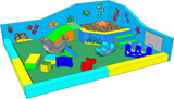 Artwork for indoor play area