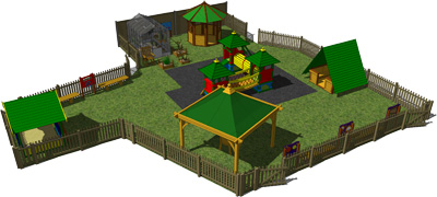 Artwork for school play area